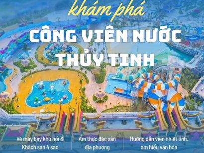 công viên nước thủy tinh