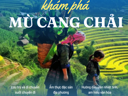 [3N2Đ] QUẢNG NINH - TRẠM TẤU - MÙ CANG CHẢI - QUẢNG NINH